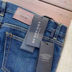 Burberry Slim Fit Japanese Indigo Denim Jeans